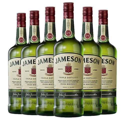 Case of 6 Jameson Irish Whiskey 70cl (6x70cl)